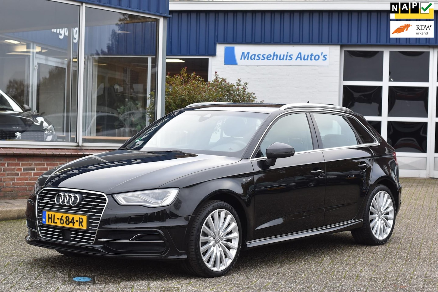 Audi A3 Sportback - 1.4 e-tron PHEV Ambition Pro Line plus 1e eig. Halfleer LED PDC Navi Dealerauto Clima Crui - AutoWereld.nl