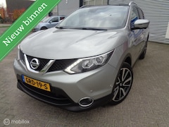 Nissan Qashqai - 1.6 Turbo 163pk Tekna/Airco/LEER/Panorama dak/19''LM/1st eig/DAB/Key Less