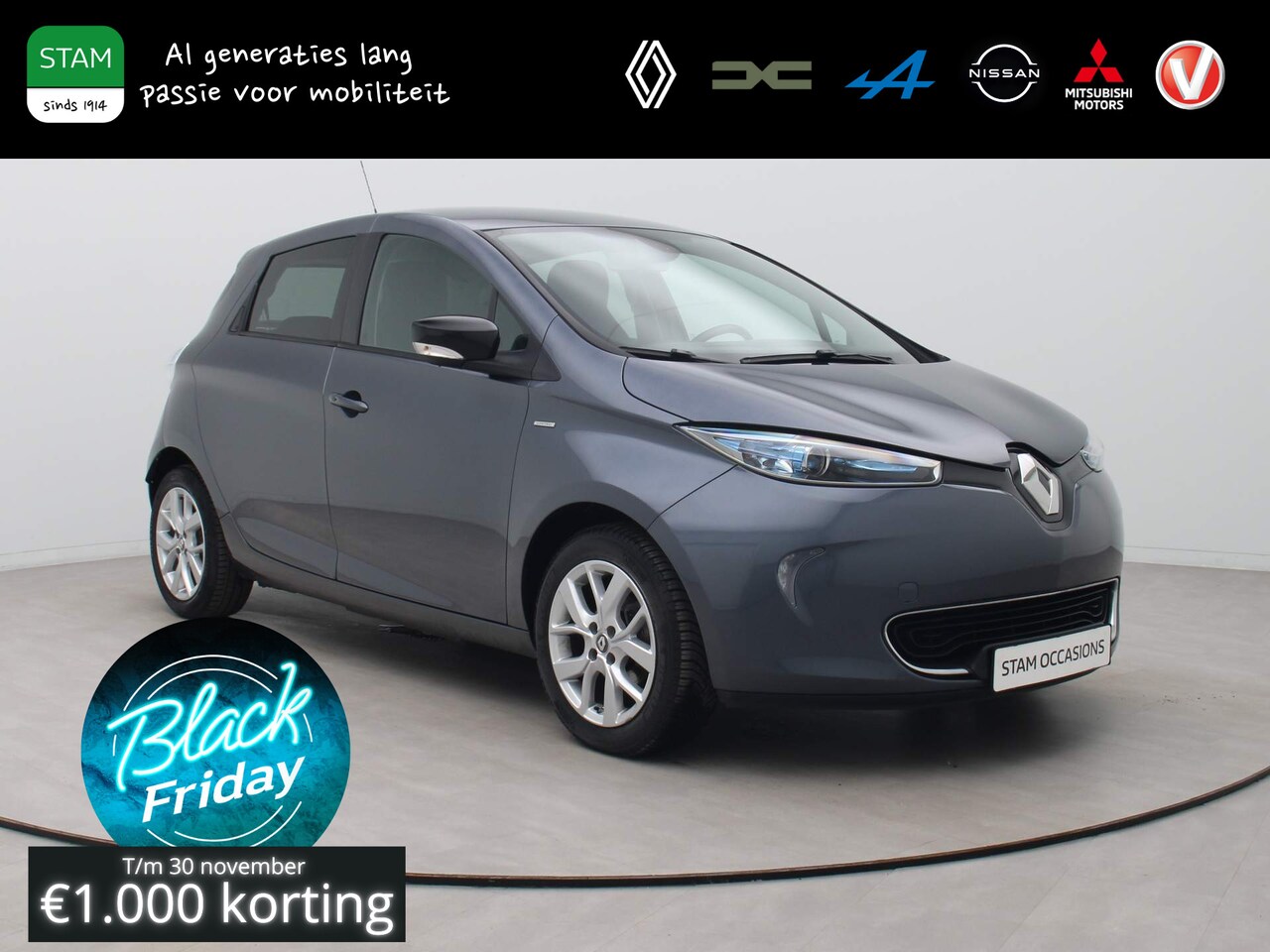 Renault Zoe - R110 Limited 41 kWh KOOPBATTERIJ Camera | Climate | Navi | Parksens. - AutoWereld.nl