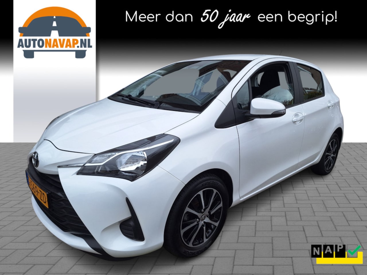 Toyota Yaris - 1.0 VVT-i Connect 5Drs /Navi/Camera/Apple/Android/Airco/Garantie - AutoWereld.nl