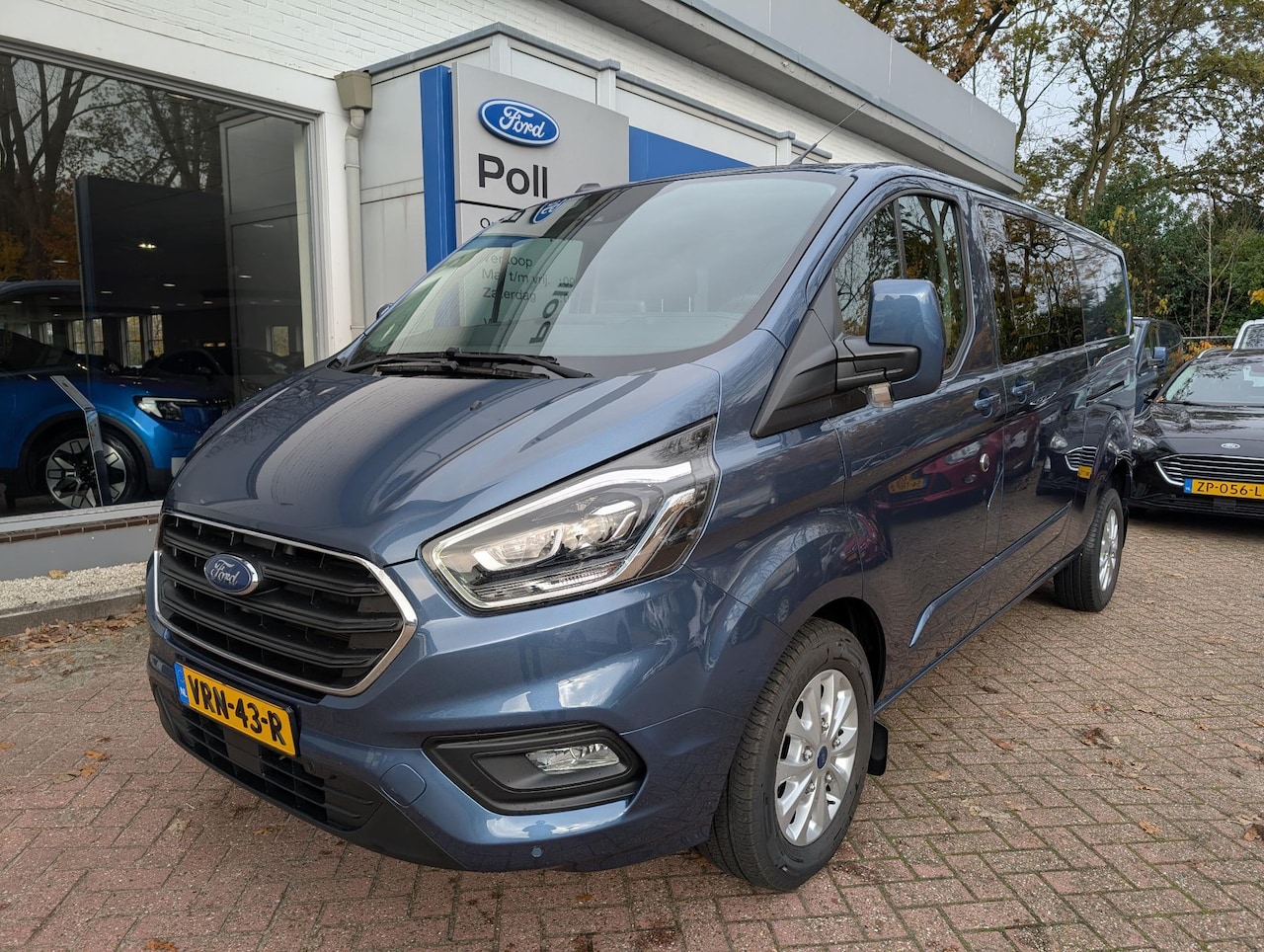 Ford Transit Custom - 2.0 TDCi 170pk Automaat L2 Limited Dub Cab FULL-OPTIONS Dub Schuifdeur Leer Adap Cruise B- - AutoWereld.nl