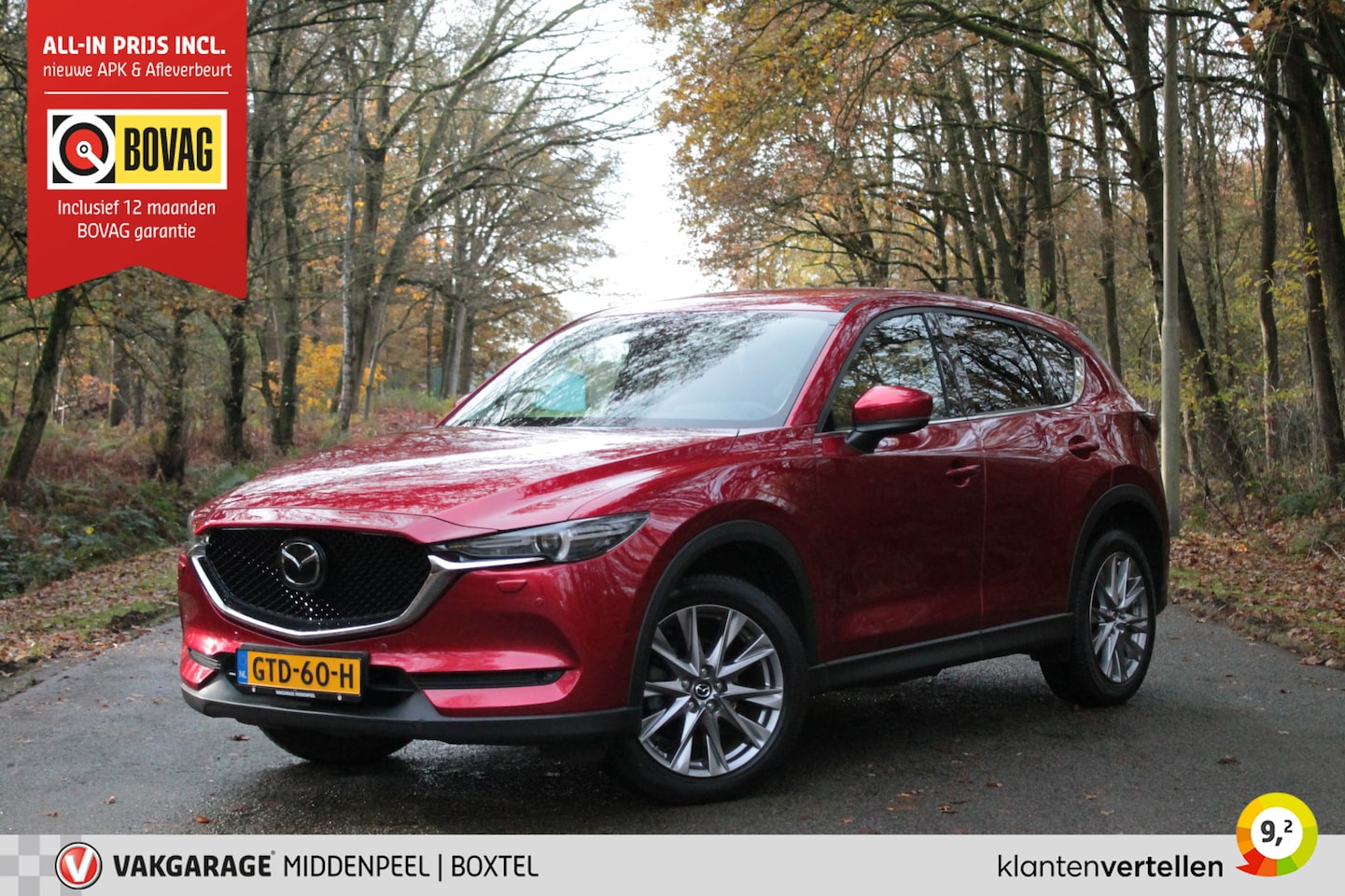 Mazda CX-5 - 2.5 4WD SkyActiv-G 194 Luxury Trekhaak | ACC | - AutoWereld.nl