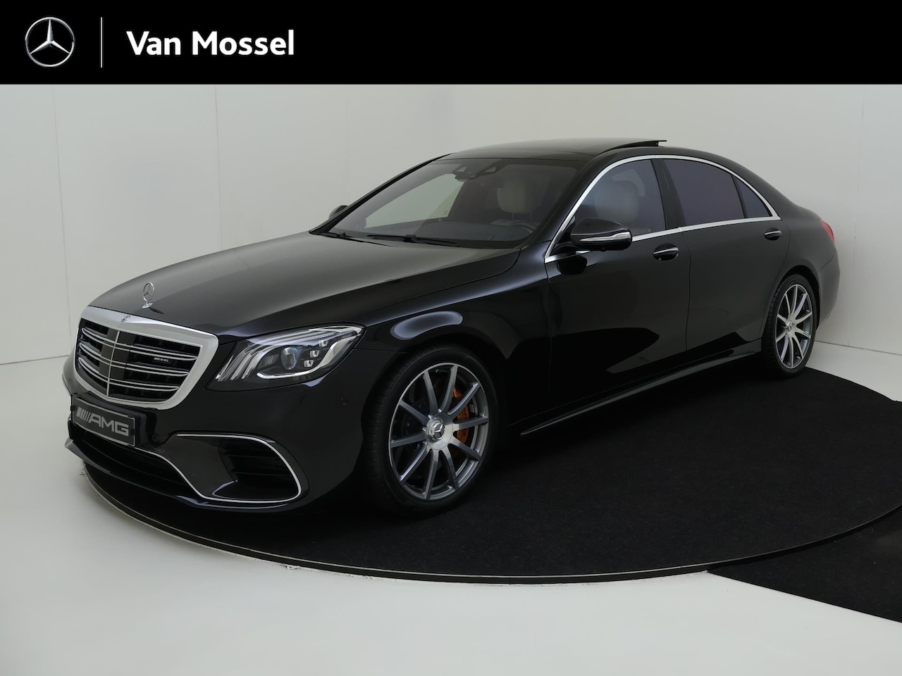 Mercedes-Benz S-klasse - AMG 63 4Matic+ Lang Premium Plus /Panoramadak /Burmester 4D /TV's achter /Keramisch /Massa - AutoWereld.nl