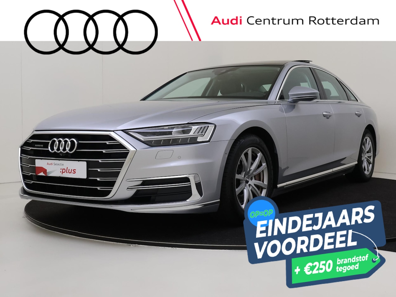 Audi A8 - 55 TFSI quattro Pro Line Plus | Panoramadak | Luchtvering | Bang & Olufsen | 360 camera | - AutoWereld.nl