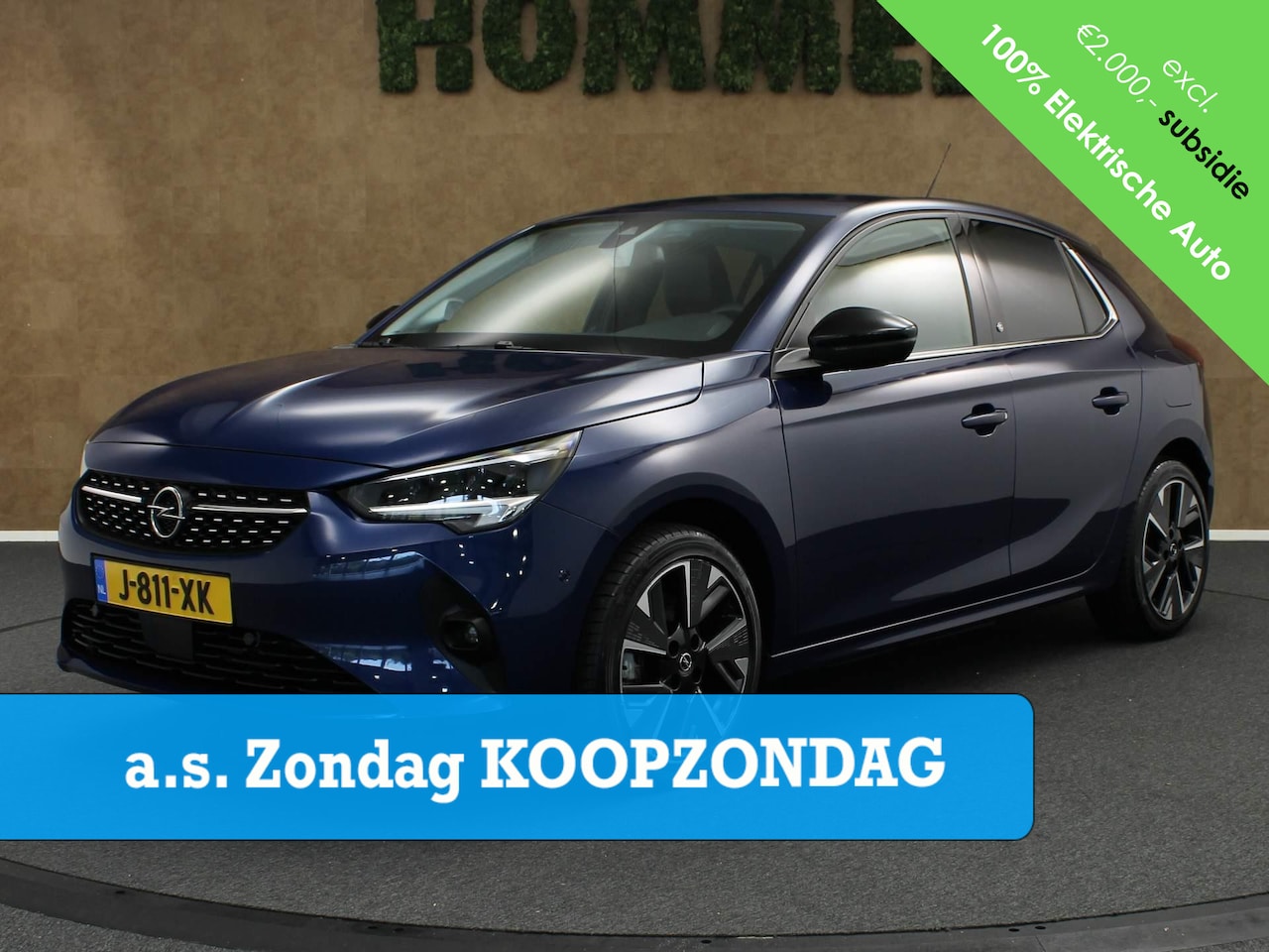 Opel Corsa-e - Elegance 50 kWh - NAVIGATIE - APPLE CARPLAY / ANDROID AUTO - ORIGINEEL NEDERLANDSE AUTO - - AutoWereld.nl