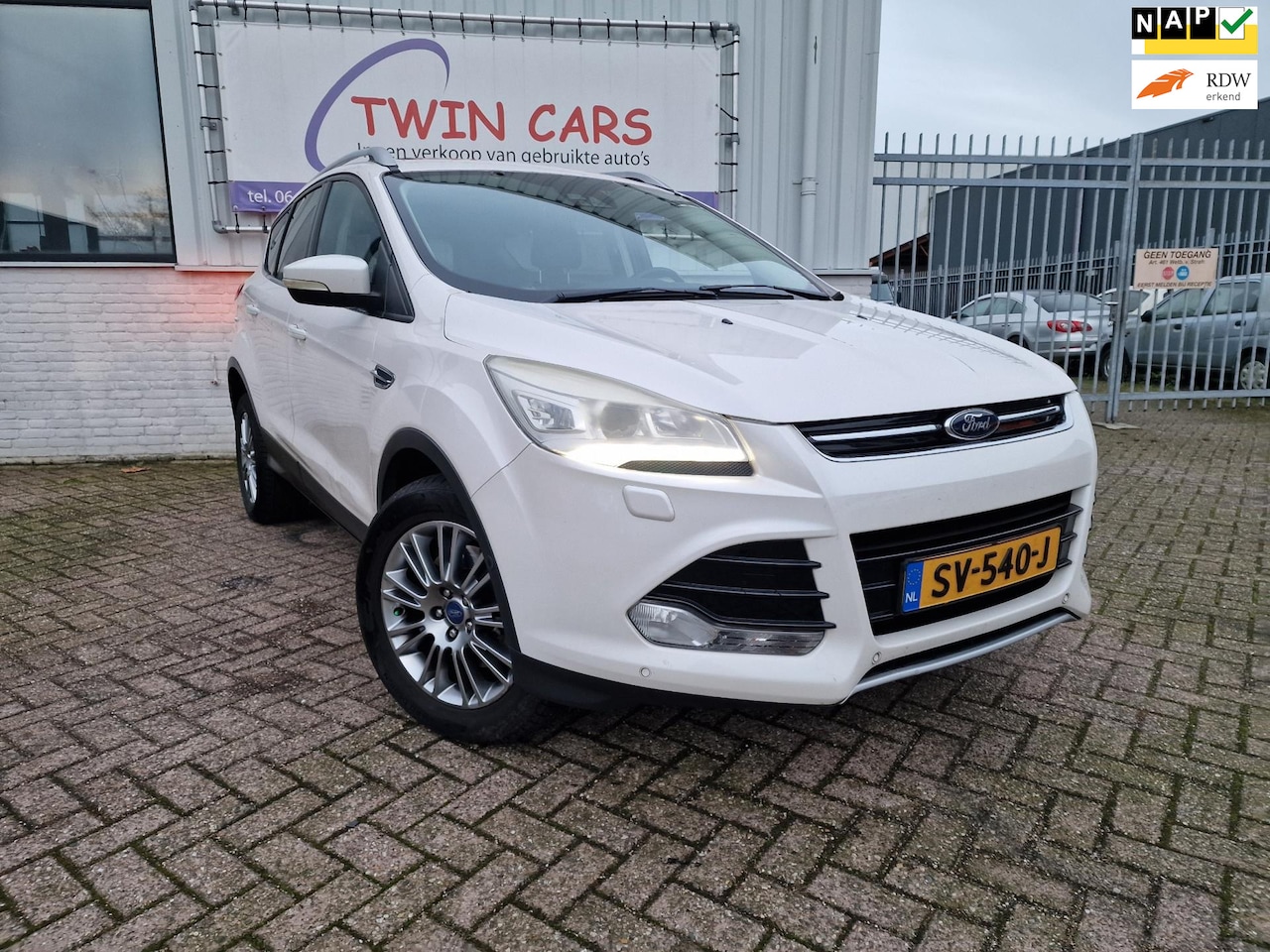 Ford Kuga - 2.0 TDCI Titanium Plus 4WD Aut Navi Pano Xenon - AutoWereld.nl