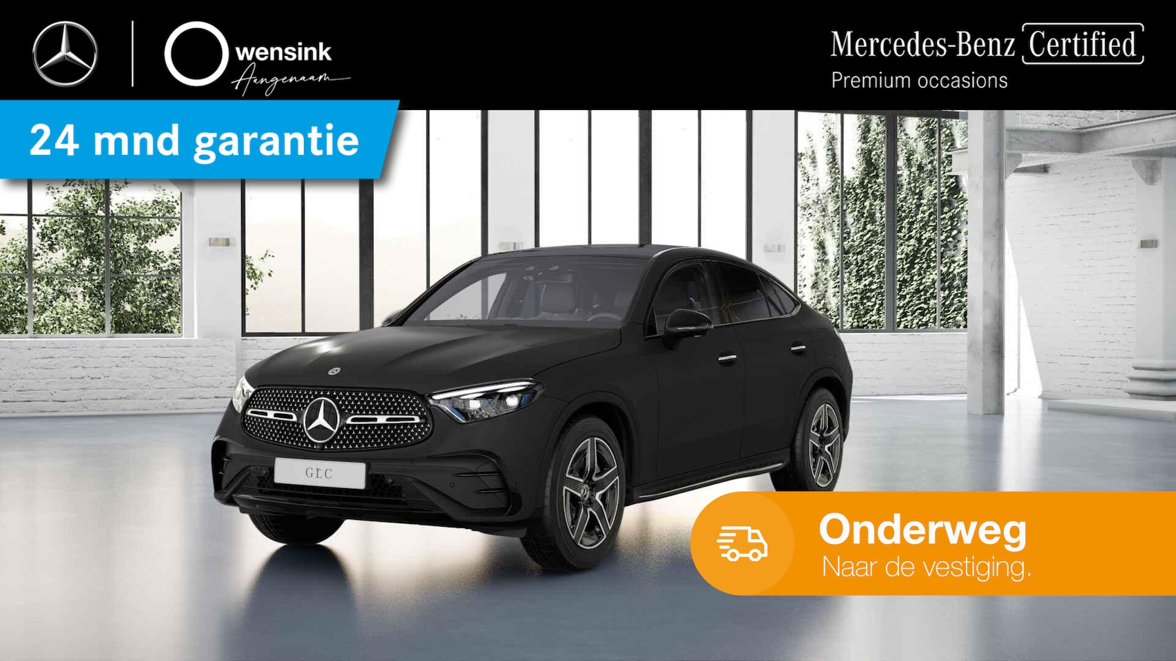 Mercedes-Benz GLC-klasse Coupé - 400e 4MATIC AMG Line | Matte MANUFAKTUR lak | Luchtvering | Trekhaak | Panoramadak | - AutoWereld.nl