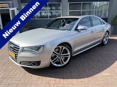 Audi A8 - 4.0 TFSI S8 quattro 2014 km 144.000 V8 Turbo 540PK+ Stage1 21” B&O Pano Led Rood Leer TV