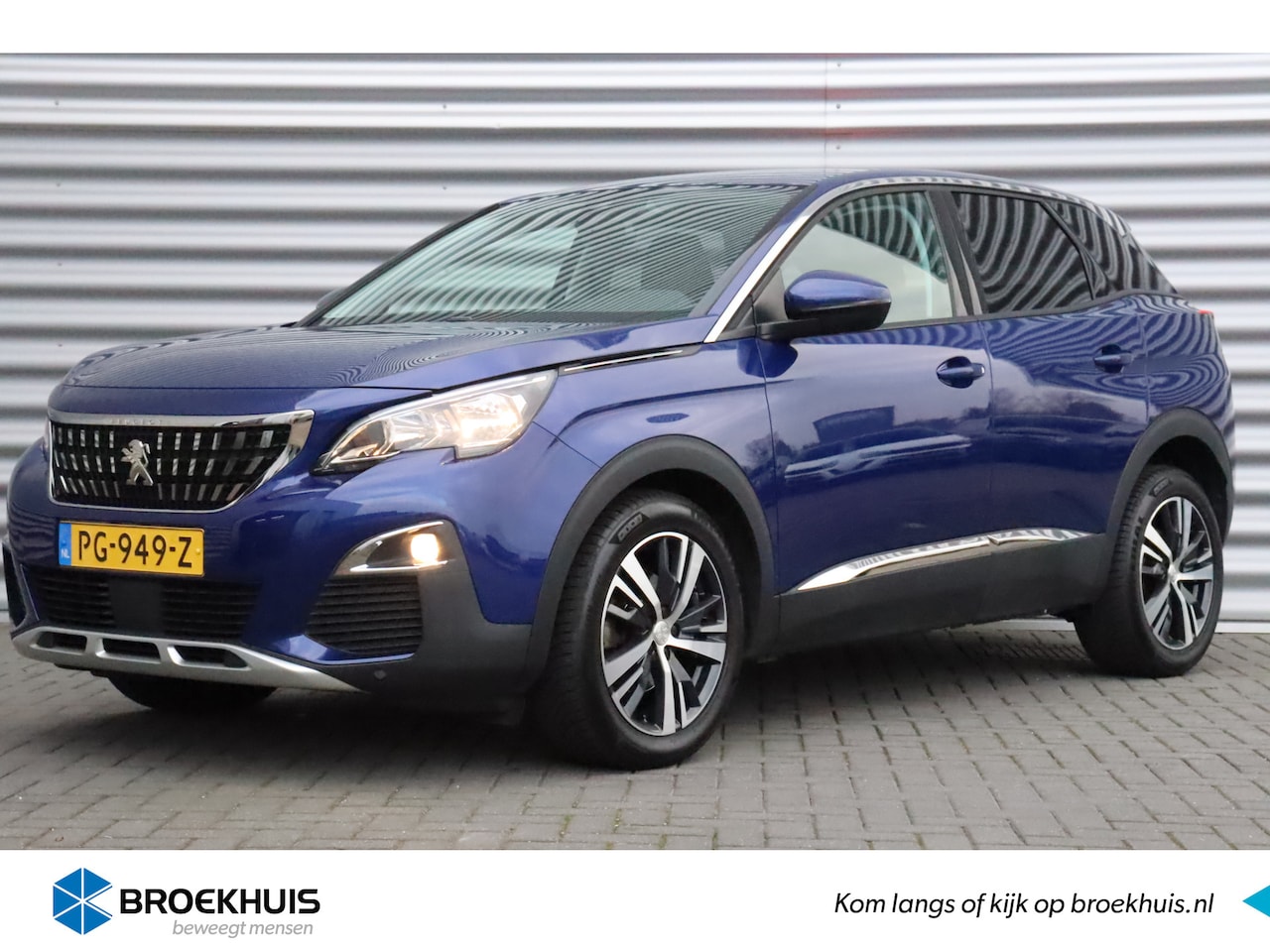 Peugeot 3008 - 1.6 PURETECH 165PK ALLURE AUTOMAAT / NAVI / LEDER / CLIMA / PDC / 18" LMV / TREKHAAK / BLU - AutoWereld.nl