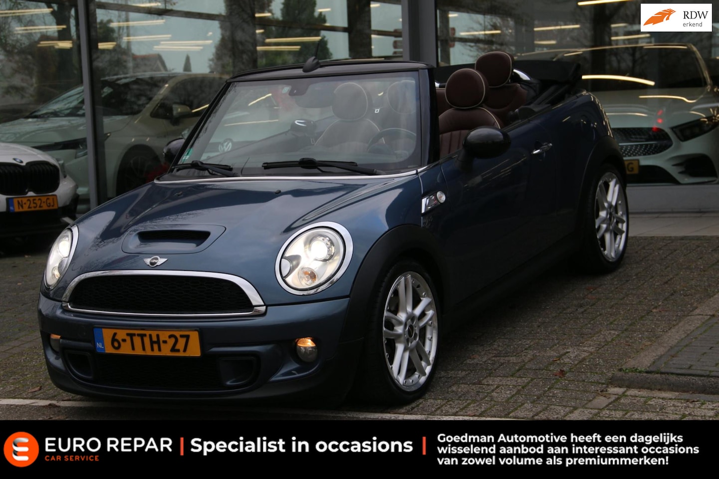 MINI Cabrio - Mini 1.6 Cooper S Pepper LEDER NAVI - AutoWereld.nl