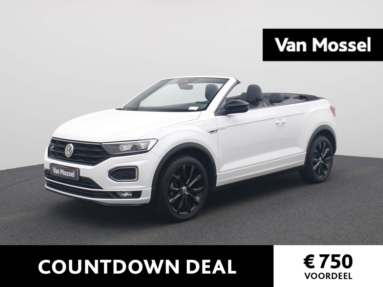 Volkswagen T-Roc Cabrio - 1.5 TSI R-Line 150 PK DSG | Automaat | Black Style | Navigatie | Stoelverwarming | Parkeer - AutoWereld.nl