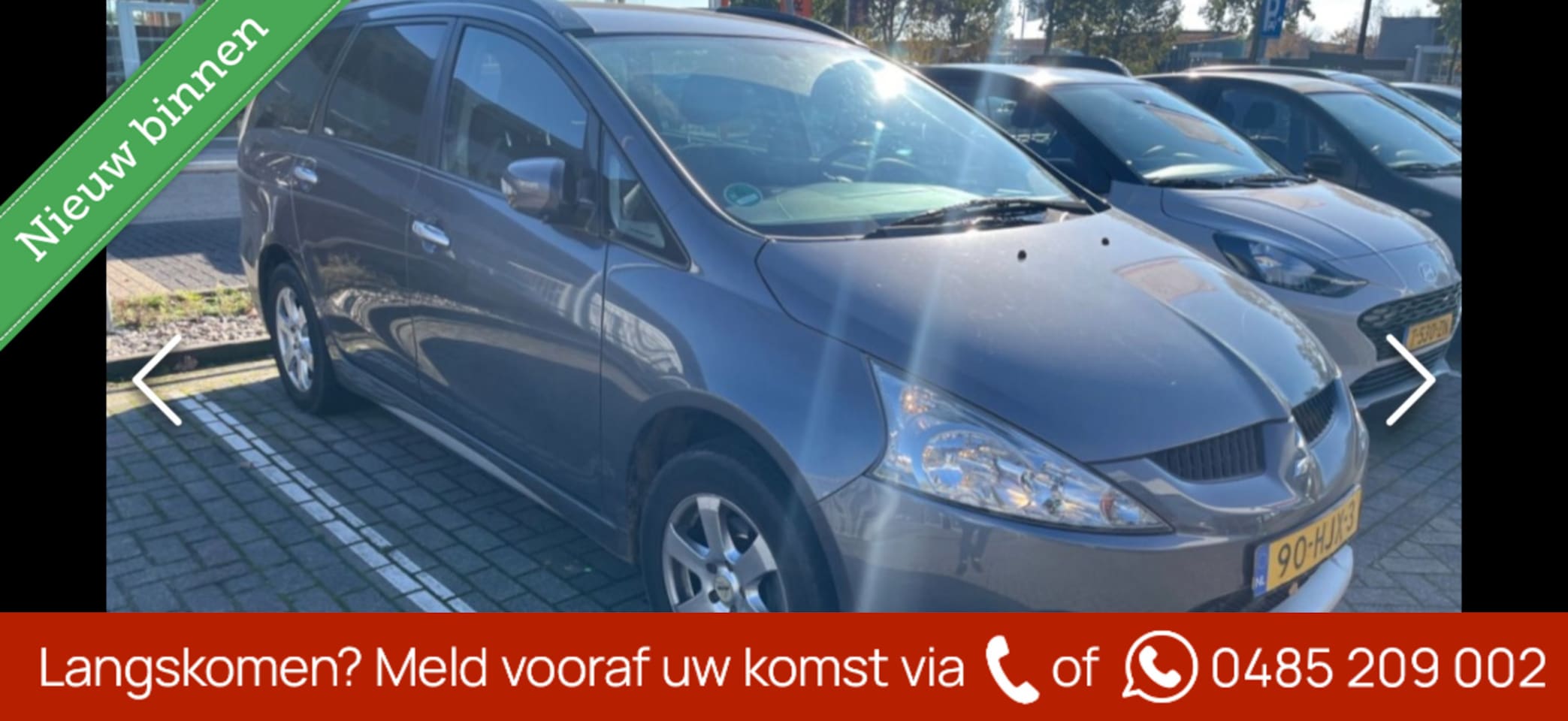 Mitsubishi Grandis - 2.4-16V InSport 2.4-16V InSport, 7 persoons, climatronic, cruisecontrol, pdc, trekhaak, van 2e eigenaar. - AutoWereld.nl