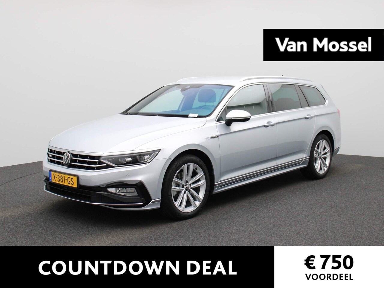 Volkswagen Passat Variant - 1.5 TSI R-Line Business + | Half-Leder | Navigatie | Airco | 18 Inch Velgen | LED Matrix | - AutoWereld.nl