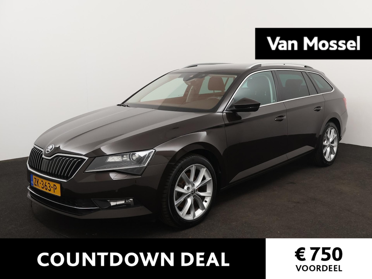 Skoda Superb Combi - 1.5 TSI ACT Business Edition | CRUISE CONTROL | NAVIGATIE | HALF-LEDER | STOELVERWARMING | - AutoWereld.nl