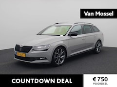 Skoda Superb Combi - 1.5 TSI ACT Sportline Business | HALF-LEDER | NAVIGATIE | CAMERA | ELEK.STOELEN | ADAPTIEF