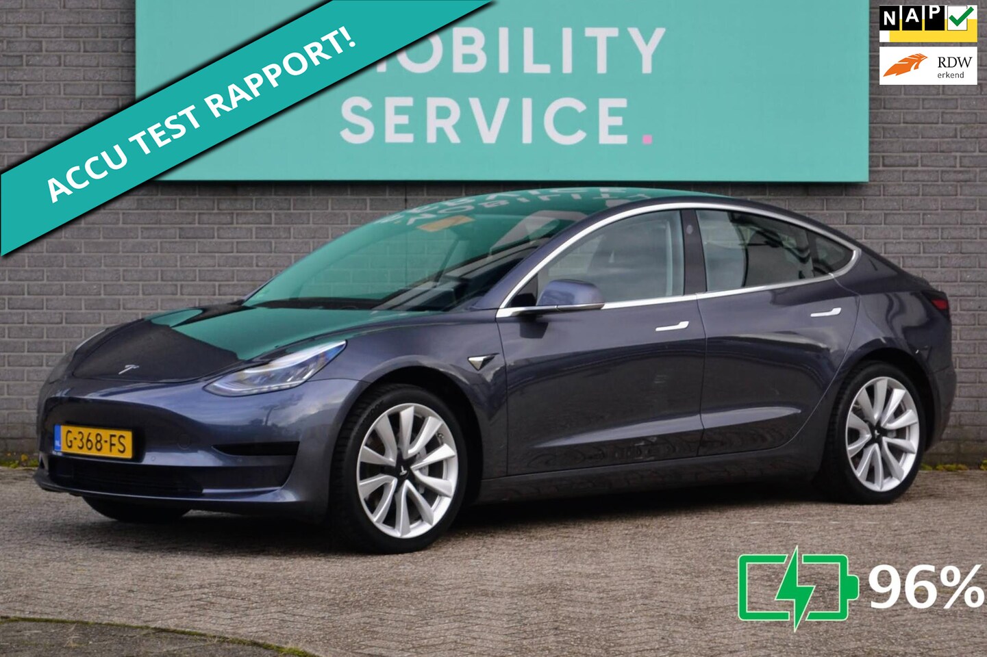 Tesla Model 3 - Standard RWD Plus 60 kWh SOH 86% 2.5 Aut oPilot LMV 1ste eigenaar - AutoWereld.nl