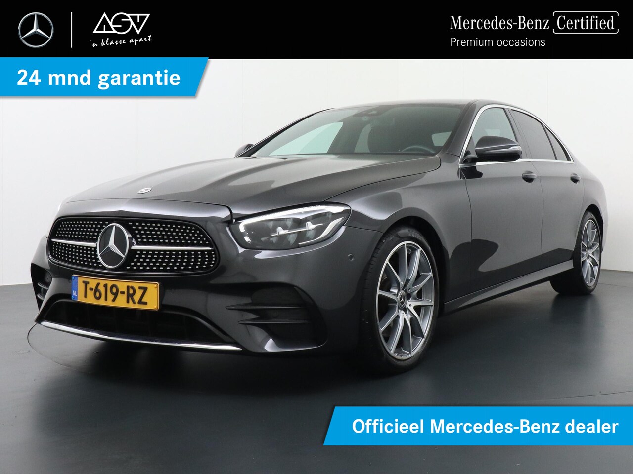 Mercedes-Benz E-klasse - 200 AMG Line Dodehoekassistent, lederen bekleding - AutoWereld.nl