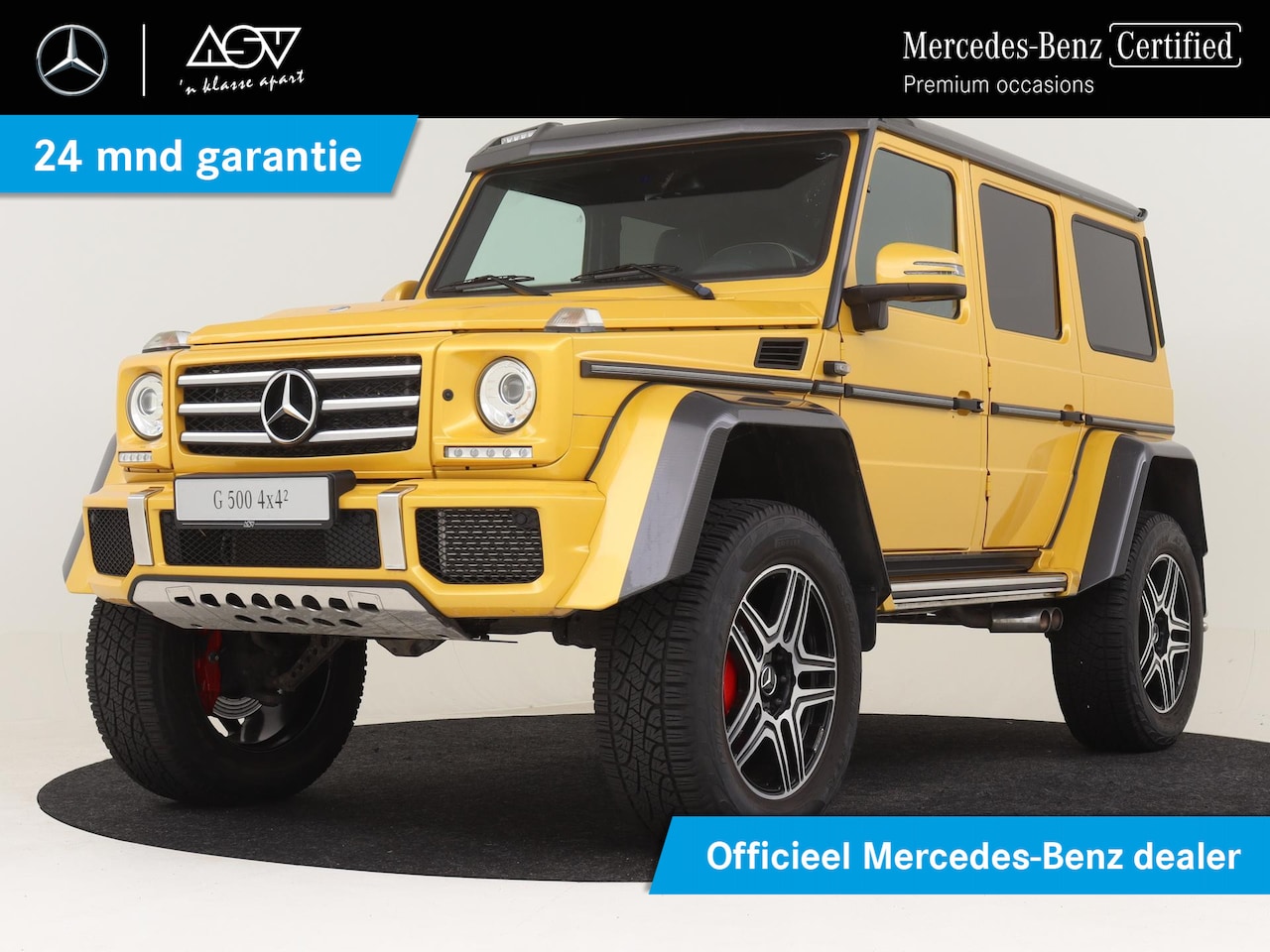 Mercedes-Benz G-klasse - 500 4x4² Solarbeam Yellow - AutoWereld.nl