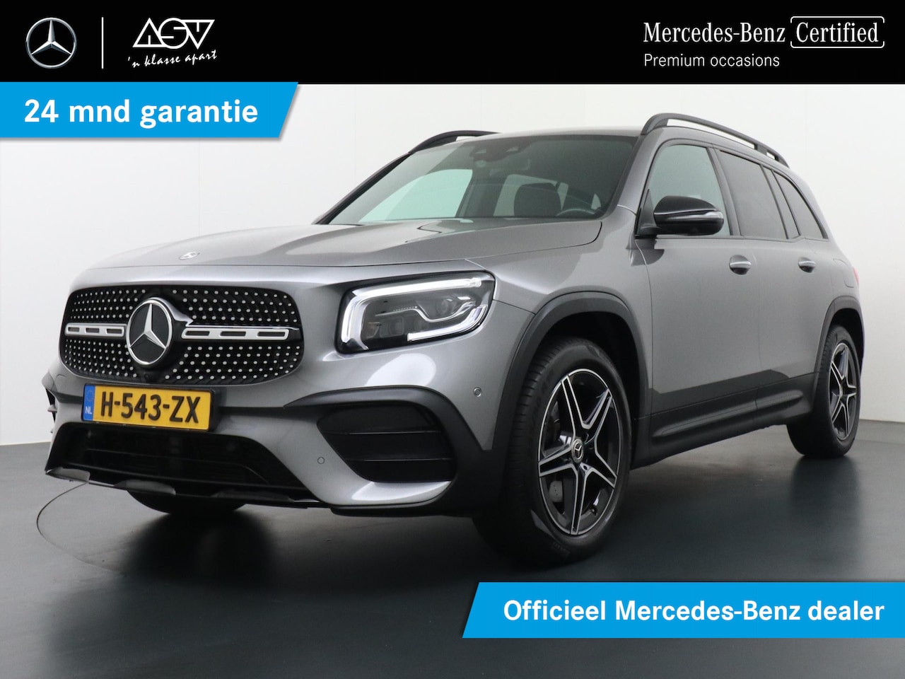 Mercedes-Benz GLB - 200 AMG Line 7-pers. | Trekhaak Wegklapbaar | Sfeerverlichting | 360° Camera | Multibeam L - AutoWereld.nl