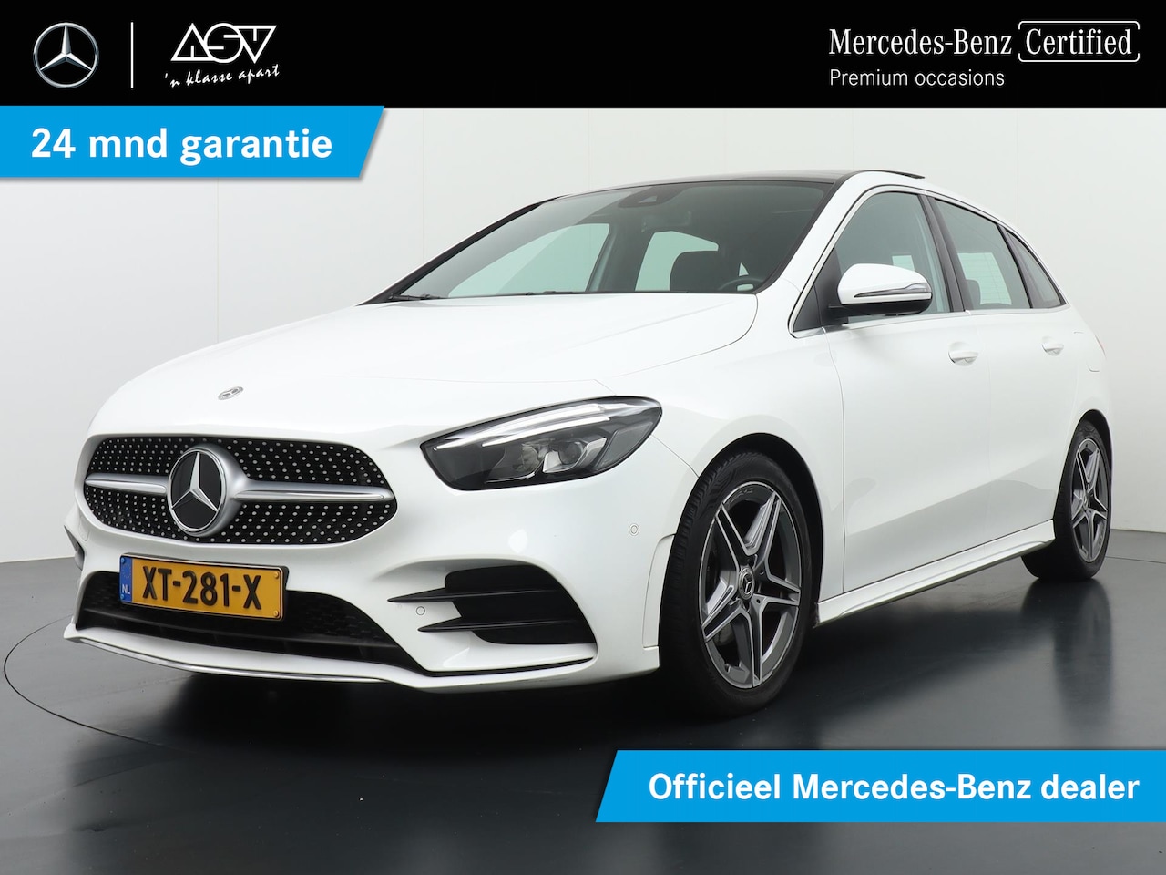 Mercedes-Benz B-klasse - 200 AMG Business Solution | Panorama - Schuifdak | Achteruitrij Camera | Trekhaak | Verwar - AutoWereld.nl