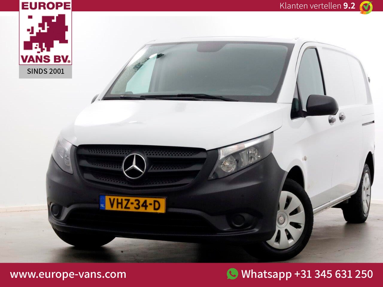 Mercedes-Benz Vito - 116 CDI 163pk Kort L1H1 2x Schuifdeur/Airco/Navi/Camera 01-2021 - AutoWereld.nl