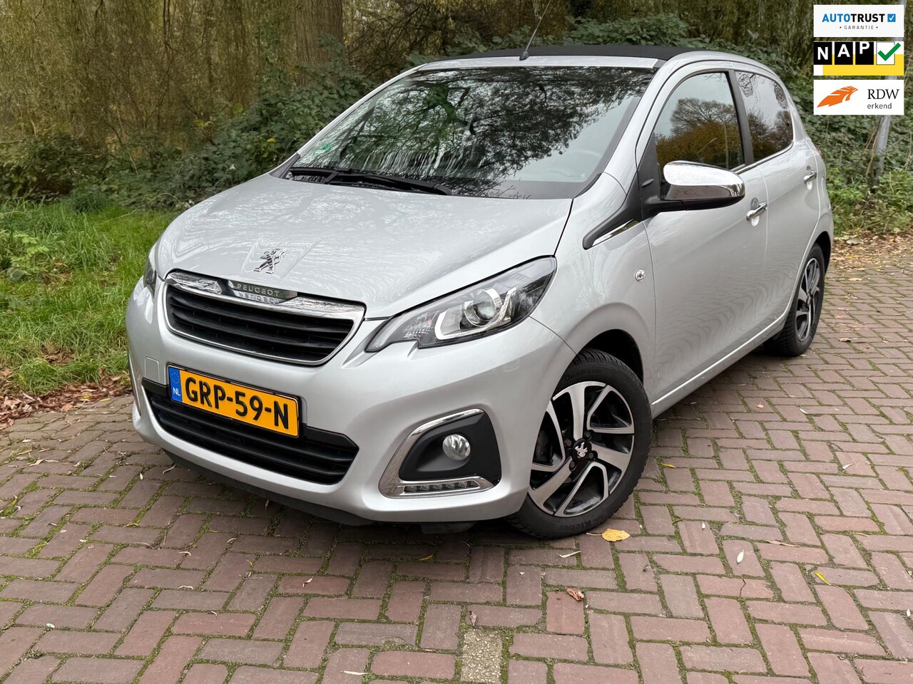 Peugeot 108 - 1.0 e-VTi Allure TOP! cabriotop 1 Eig.b.j. 6-2020 77000 km Camera Led verl. - AutoWereld.nl