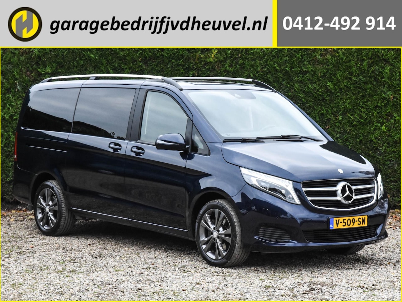 Mercedes-Benz V-klasse - 220d Lang DC Edition automaat / 2 schuifdeuren / 1e eig. / 5-pers. / camera / cruise / cli - AutoWereld.nl