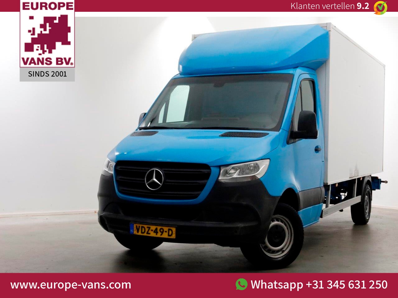 Mercedes-Benz Sprinter - 314 CDI 143pk E6 RWD 7G Automaat Bakwagen met achterdeuren Airco 01-2020 - AutoWereld.nl