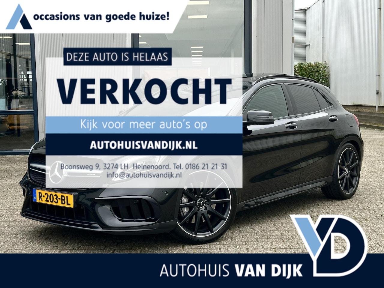 Mercedes-Benz GLA-Klasse - AMG 45 4MATIC Premium voll. MB historie/Pano/Harman-Kardon/20"/Leder - AutoWereld.nl