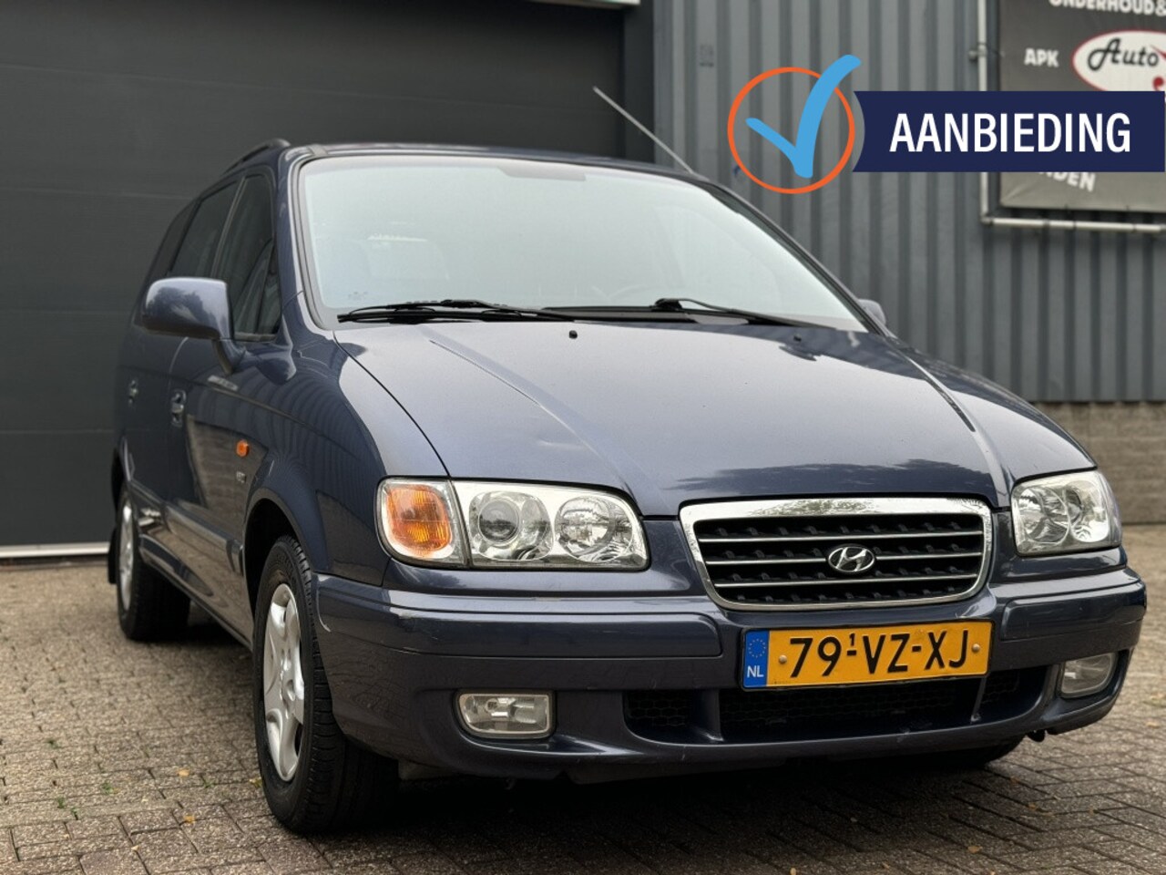 Hyundai Trajet - 2.7 V6 Automaat LPG-G3/Grijskenteken. - AutoWereld.nl