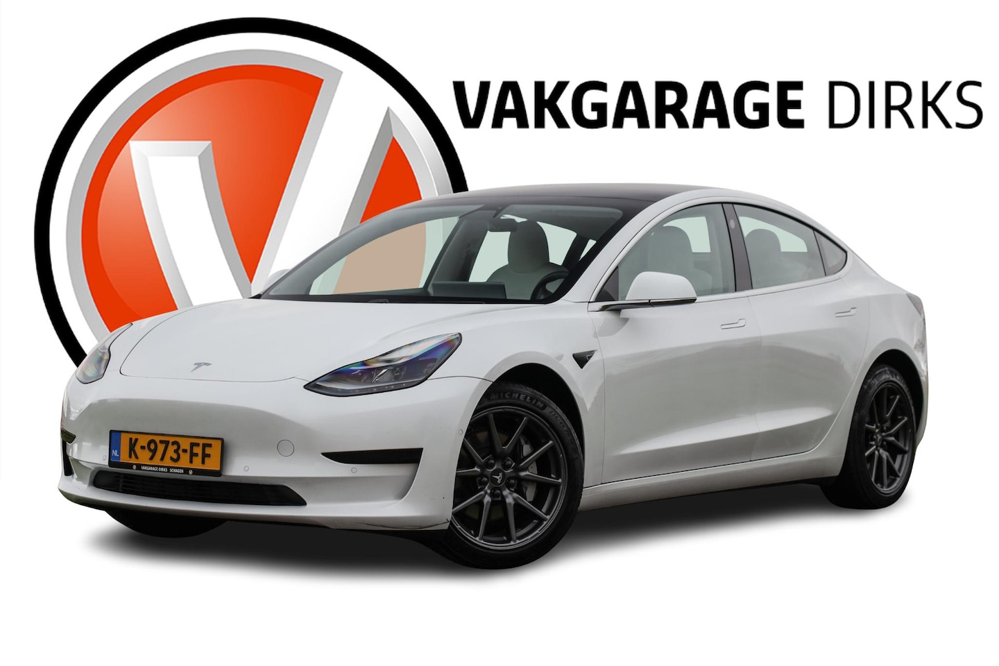 Tesla Model 3 - SR Range Plus 60 kWh ✅ 12-2020 ✅ Pano ✅ Leder - AutoWereld.nl