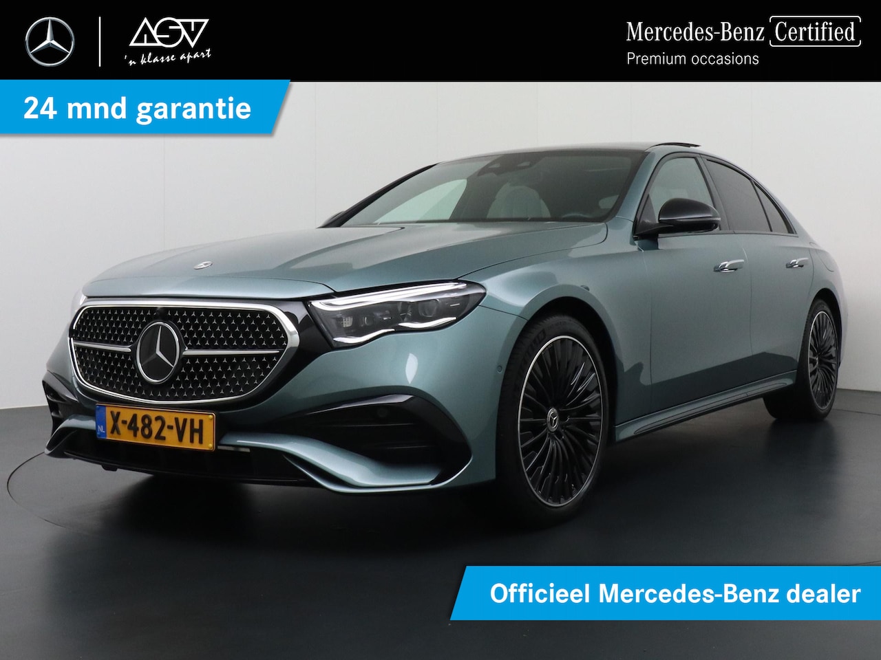 Mercedes-Benz E-klasse - 400 e 4MATIC AMG Line achterasbesturing, Luchtvering, Panoramadak, Zeer compleet - AutoWereld.nl