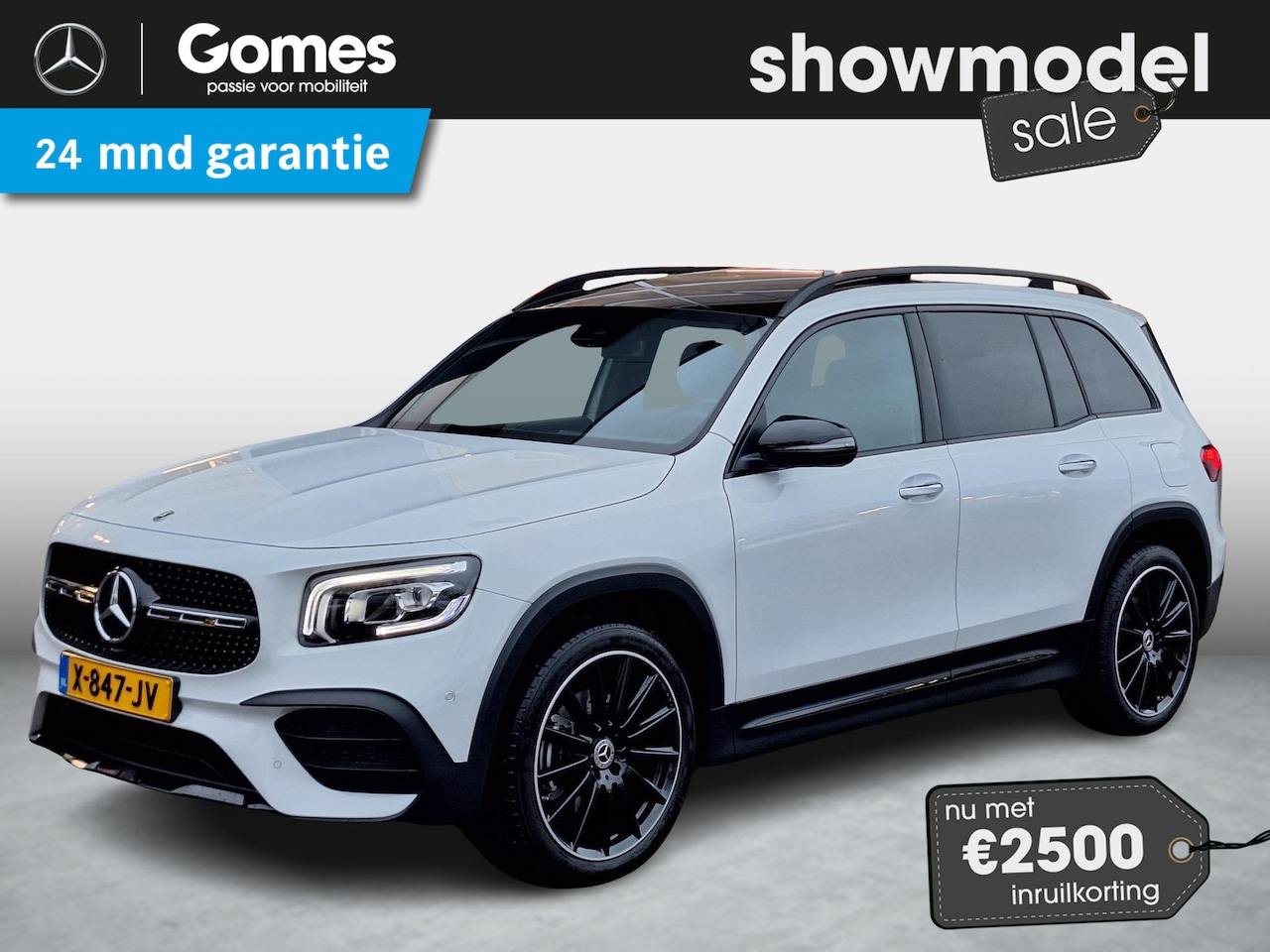 Mercedes-Benz GLB - 180 | 7-zits | AMG | Panoramadak | | 7-Zits | Premium | Nightpakket | Panoramadak | Achter - AutoWereld.nl