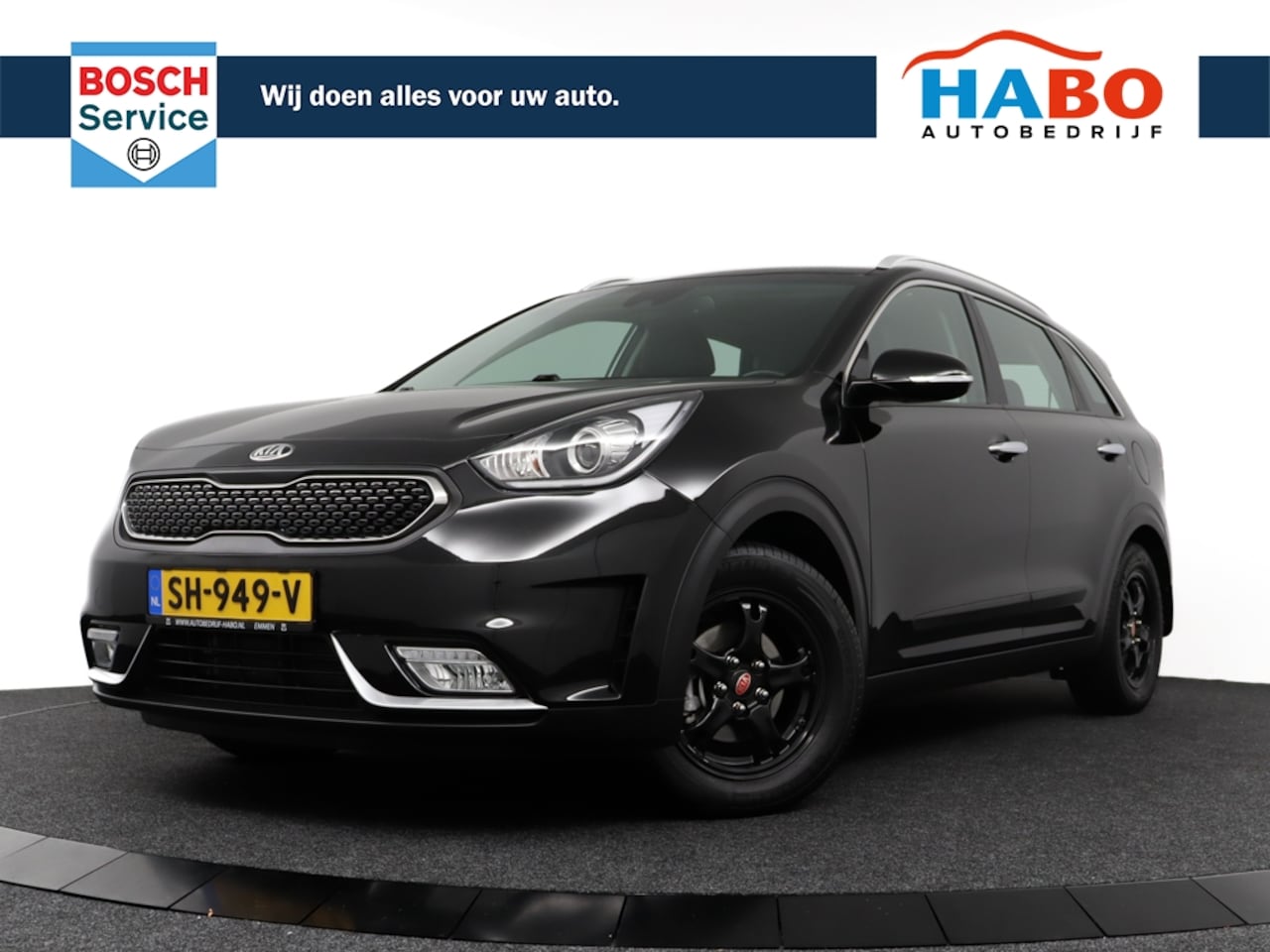 Kia Niro - 1.6 GDI HYBRID DYNAMICLINE DCT6 AUTOMAAT ECC/CRUISE/NAV/CAMERA/REGEN.SENS/PARK.SENS/LMV/TR - AutoWereld.nl