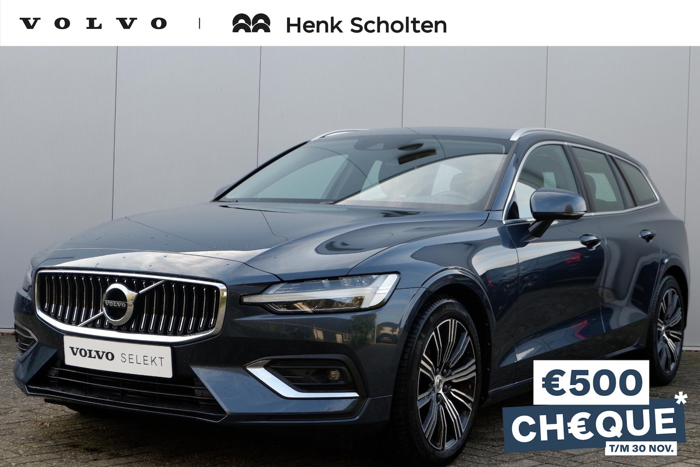 Volvo V60 - B3 AUT8 163PK Inscription, Adaptieve Cruise Control met Pilot Assist, Stoel- & stuurwielve - AutoWereld.nl