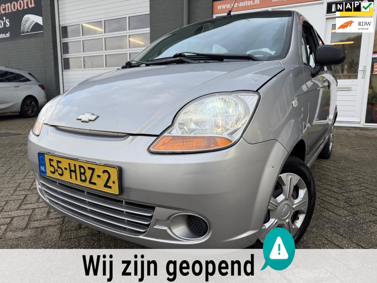 Chevrolet Matiz - 0.8 Spirit 5 dr smnet airco en apk tot 23-08-2025 - AutoWereld.nl