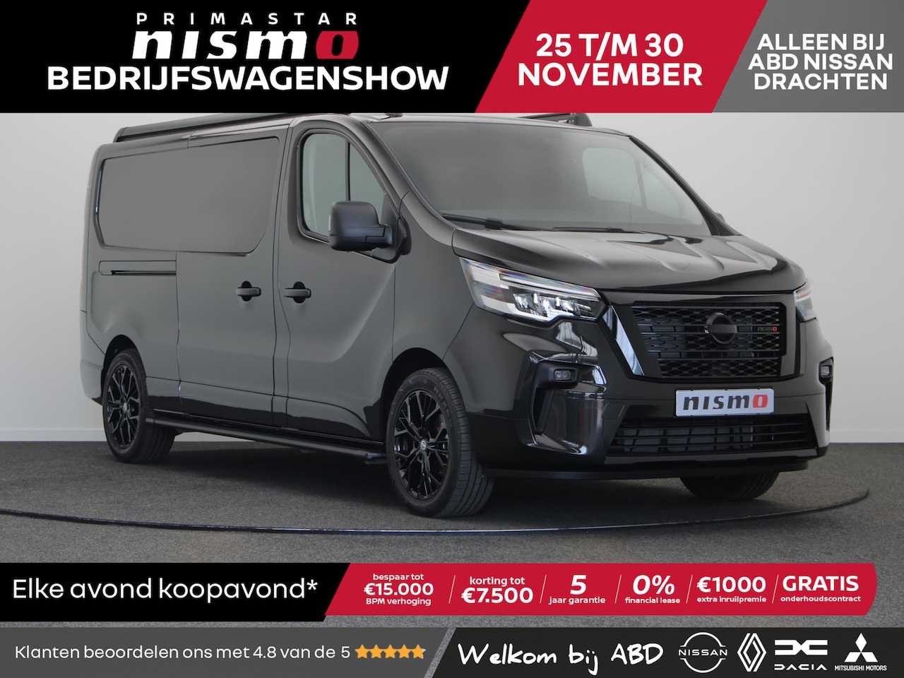 Nissan Primastar - 2.0 dCi 170pk DCT L2H1 Nismo+ | 0% Financial lease | 5 jaar fabrieksgarantie | - AutoWereld.nl