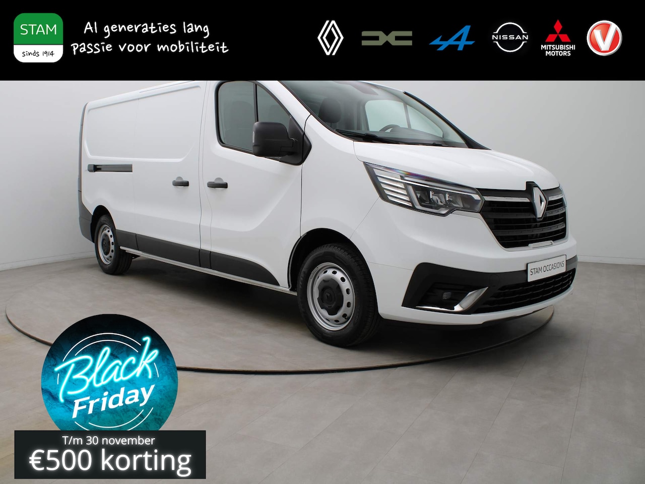 Renault Trafic - dCi 130pk T30 L2H1 Comfort Airco | Bleutooth | Cruise control | Parkeersens. achter - AutoWereld.nl