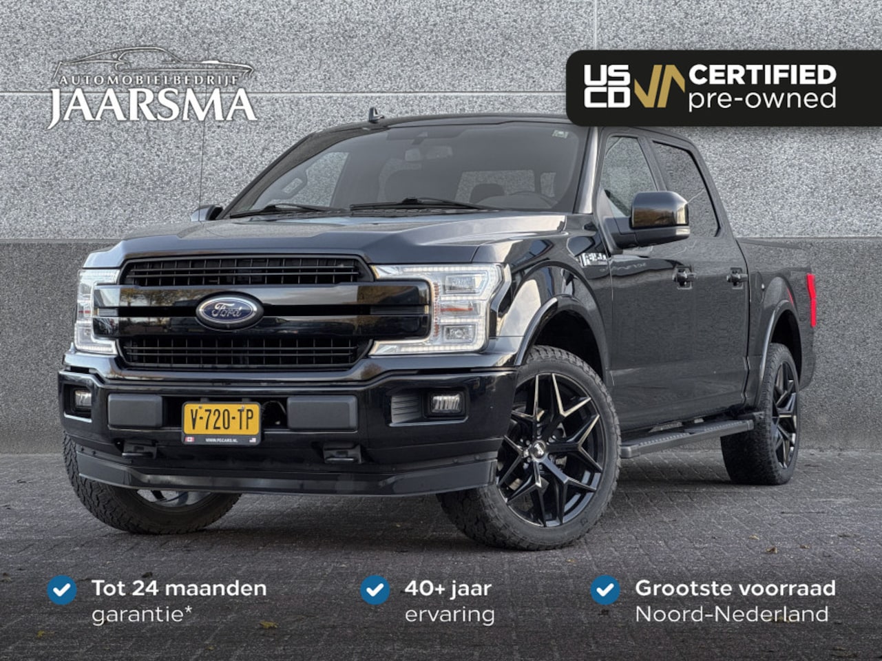 Ford F150 - Lariat Sport 5.0L V8 | Niche Vice SUV Wheels | Adaptive Cruise Control | 5.0 V8 | - AutoWereld.nl