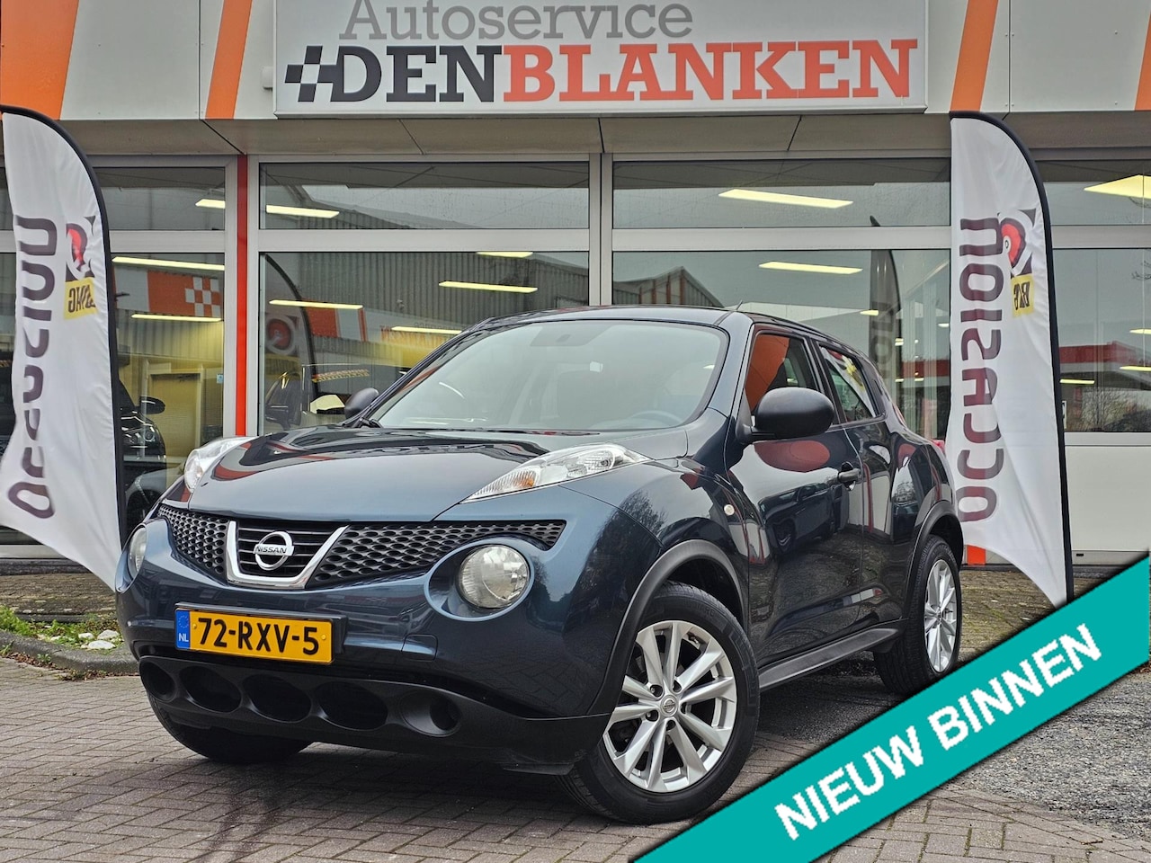 Nissan Juke - 1.6 Visia Eco BJ.2011 / Airco / Cruise Control / Elektr. Pakket / 17"Lmv / Trekhaak !! - AutoWereld.nl