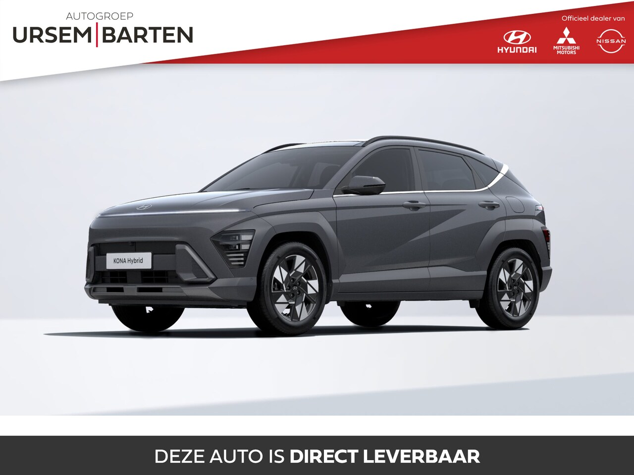 Hyundai Kona - 1.6 GDI HEV Premium Sky Ecotronic Gray - AutoWereld.nl