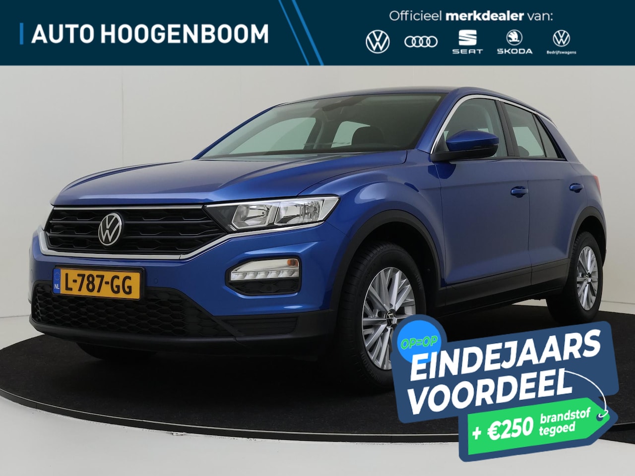 Volkswagen T-Roc - 1.0 TSI Style Business | Trekhaak | Stoelverwarming | CarPlay | Parkeersensoren | Airco | - AutoWereld.nl