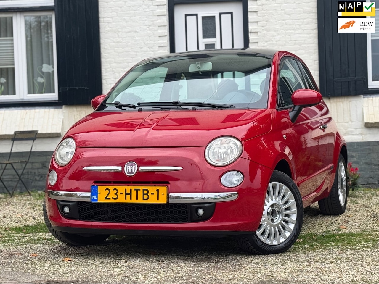 Fiat 500 - 1.2 Lounge|Panoramadak|Airco|LMV| - AutoWereld.nl