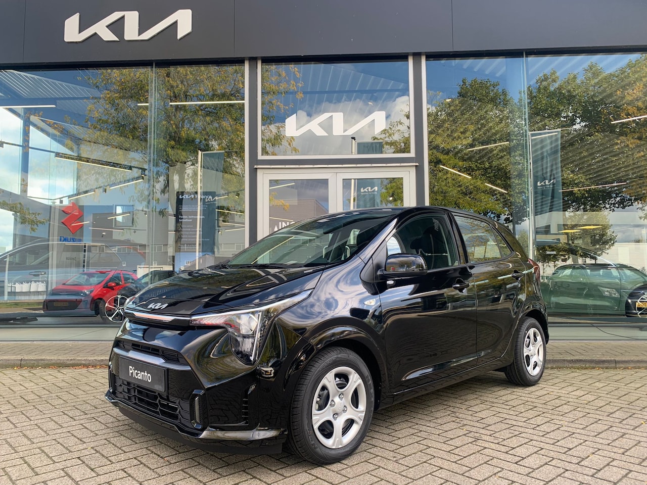 Kia Picanto - 1.0 DPI DynamicLine Navi+BT+Camera Airco Cr.Control Lane.Assist Elektr.Ramen 7jr Garantie - AutoWereld.nl