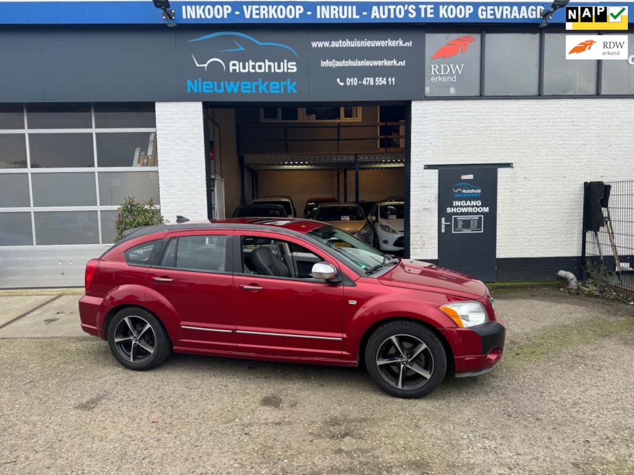 Dodge Caliber - 2.4 SXT- met Schuifdak, Lederen interieur, stoelverwarming, Airco, NAP-rapport en een nieu - AutoWereld.nl