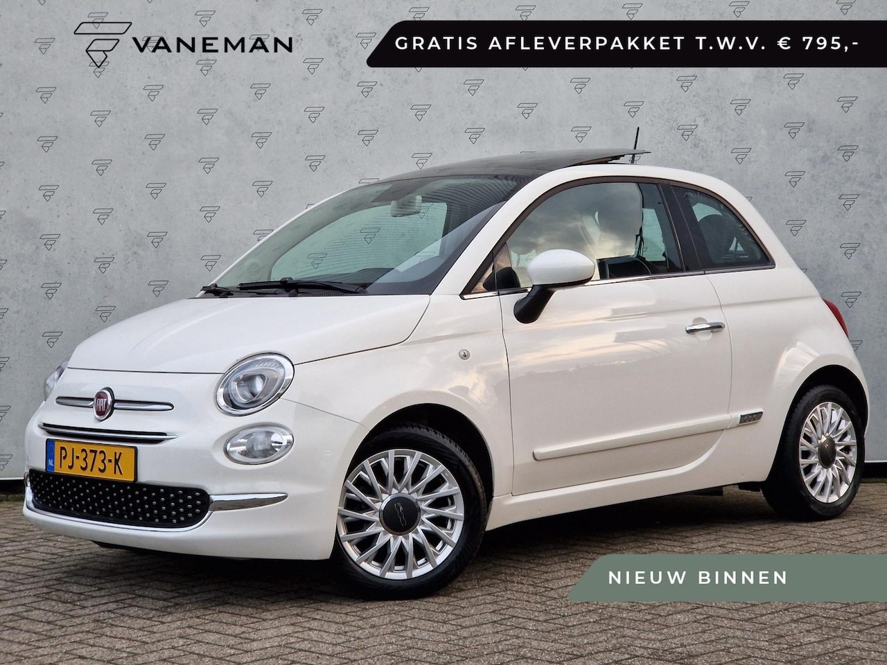 Fiat 500 - 0.9 TwinAir Turbo Lounge | Pano | Cruise | DAB | Licht- en Regensensor | Navi | - AutoWereld.nl