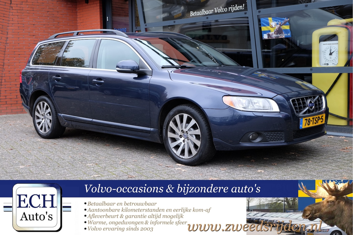 Volvo V70 - T4 180 pk Aut. Limited Edition, Leer, Xenon, Navi, Stoelverwarming - AutoWereld.nl