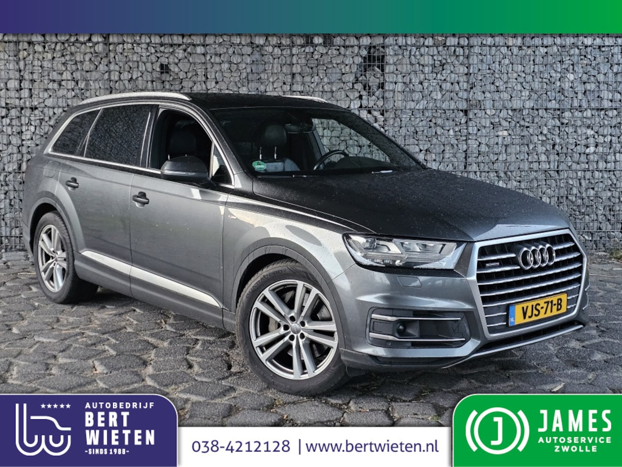 Audi Q7 - 3.0 TDI V6 | Grijs kenteken | Trekhaak | S Line | Navi - AutoWereld.nl