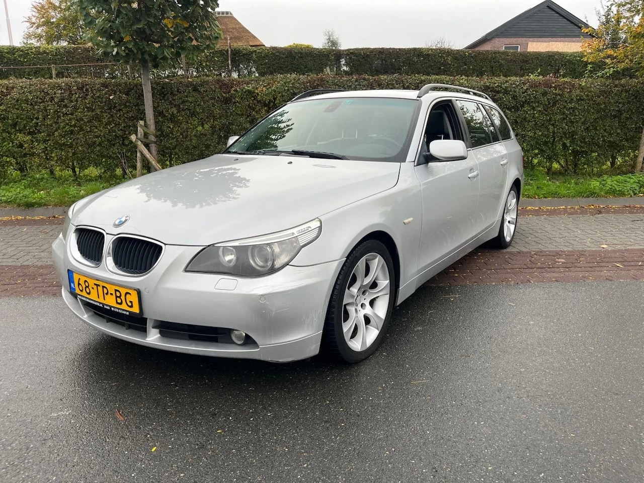 BMW 5-serie - Leer, Navi, 525 i High Executive !! STORING TRANSMISSIE !!! - AutoWereld.nl