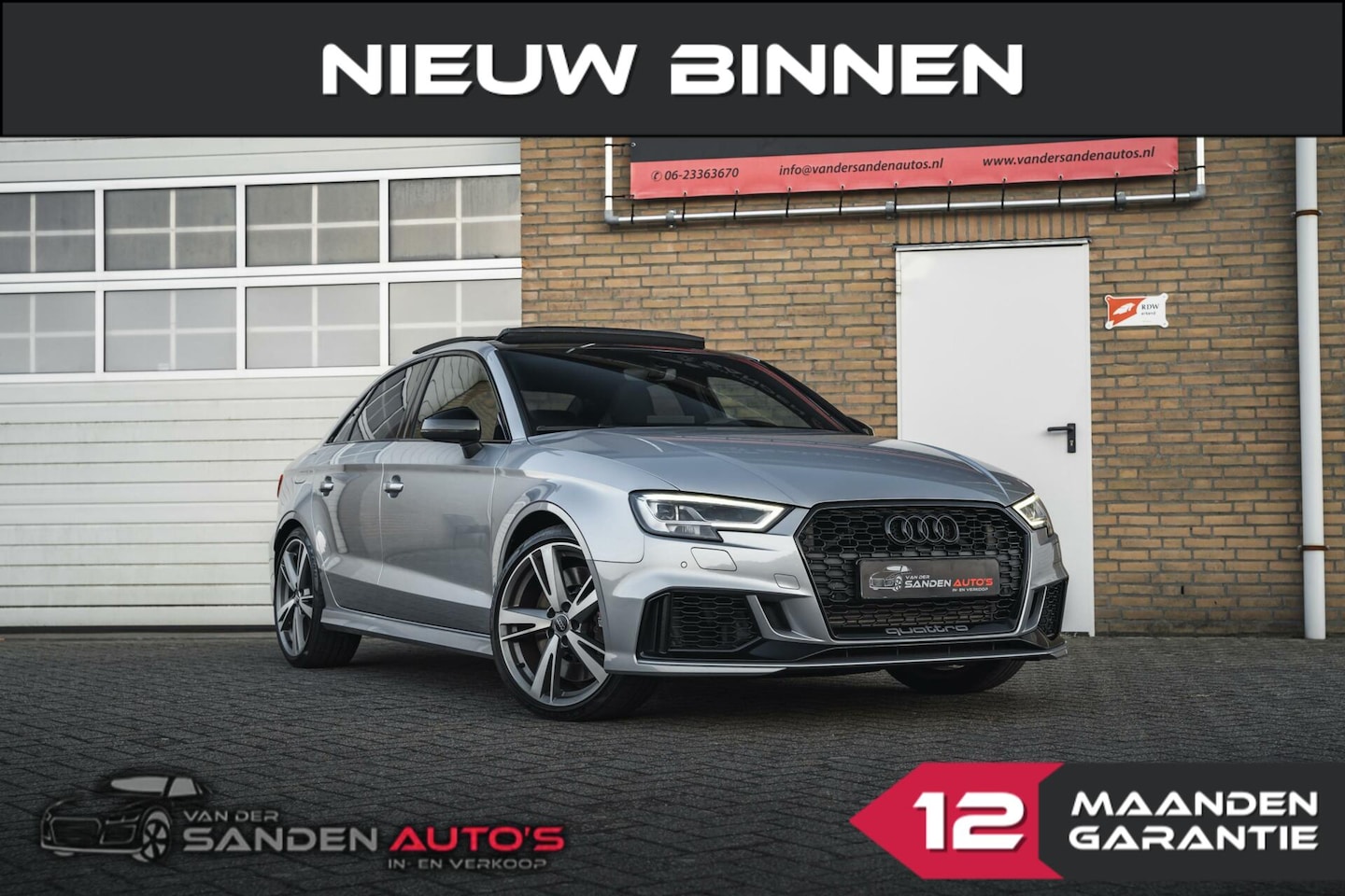 Audi RS3 - 2.5 TFSI Quattro|nieuwstaat|pano|leder|camera|BTW!! - AutoWereld.nl